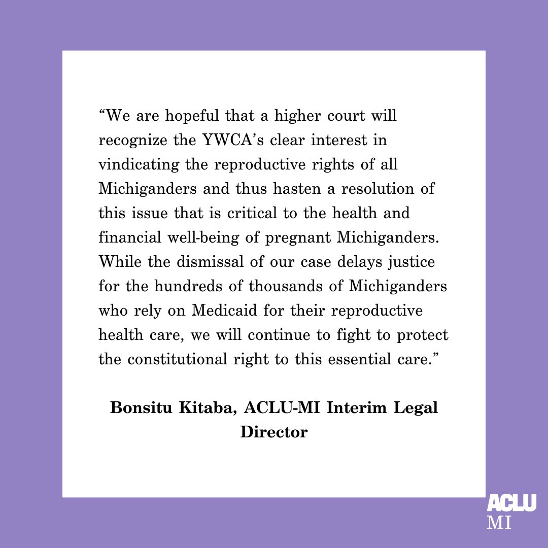 ACLUofMichigan's tweet image. Read the full appeal here:
aclumich.org/sites/default/…