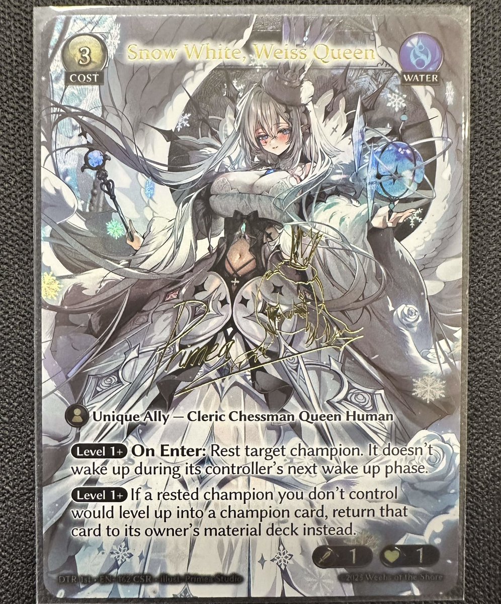 merlinsmrktplc's tweet image. Okay it’s CONFIRMED through a reliable source that the “alt art” face Snow White CSR is real!
Let me know if you find any differences in other CSRs!