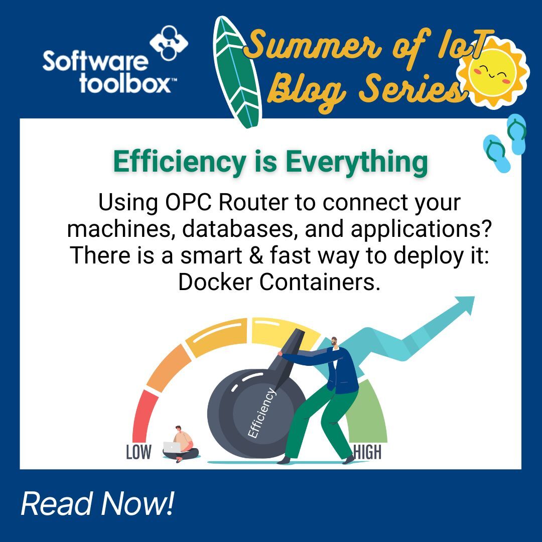 SoftwareToolbox's tweet image. New blog! Simplify OPC Router deployment with Docker containers. Save time, scale faster &amp;amp; connect industrial systems with less hassle.

This is part of our #SummerOfIoT series, more information here: bit.ly/46sa9hR

#OPCRouter #IoT #Docker #EdgeComputing