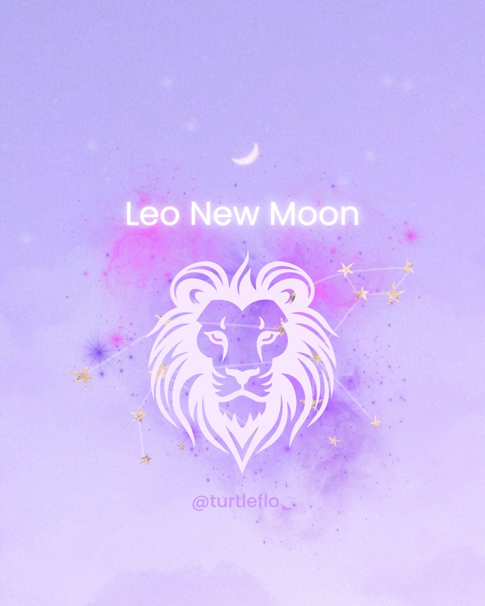 TurtleFlo_'s tweet image. 🌙 Leo New Moon &amp;amp; Mercury retrograde

Great time to restart a creative project you've paused or have the courage to start a creative idea that's been nudging at you. 

Do what brings you joy from the heart. Be seen &amp;amp; shine ur light.

What makes ur heart sing? ✨💜✨