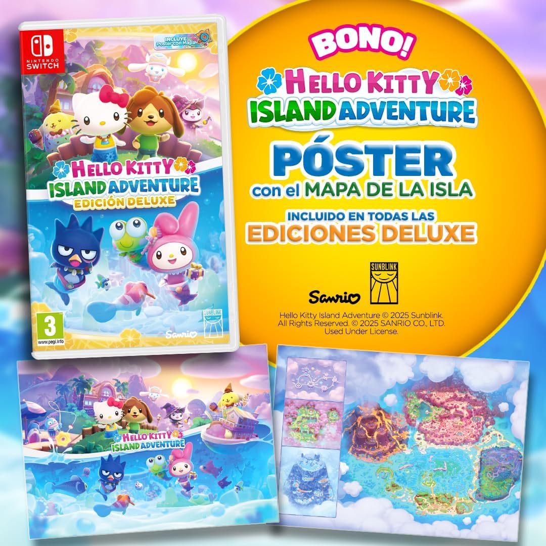 buenas noches!

‼️Hello Kitty Island Adventure - Deluxe Edition 29,95€ amzn.to/46XXDGX