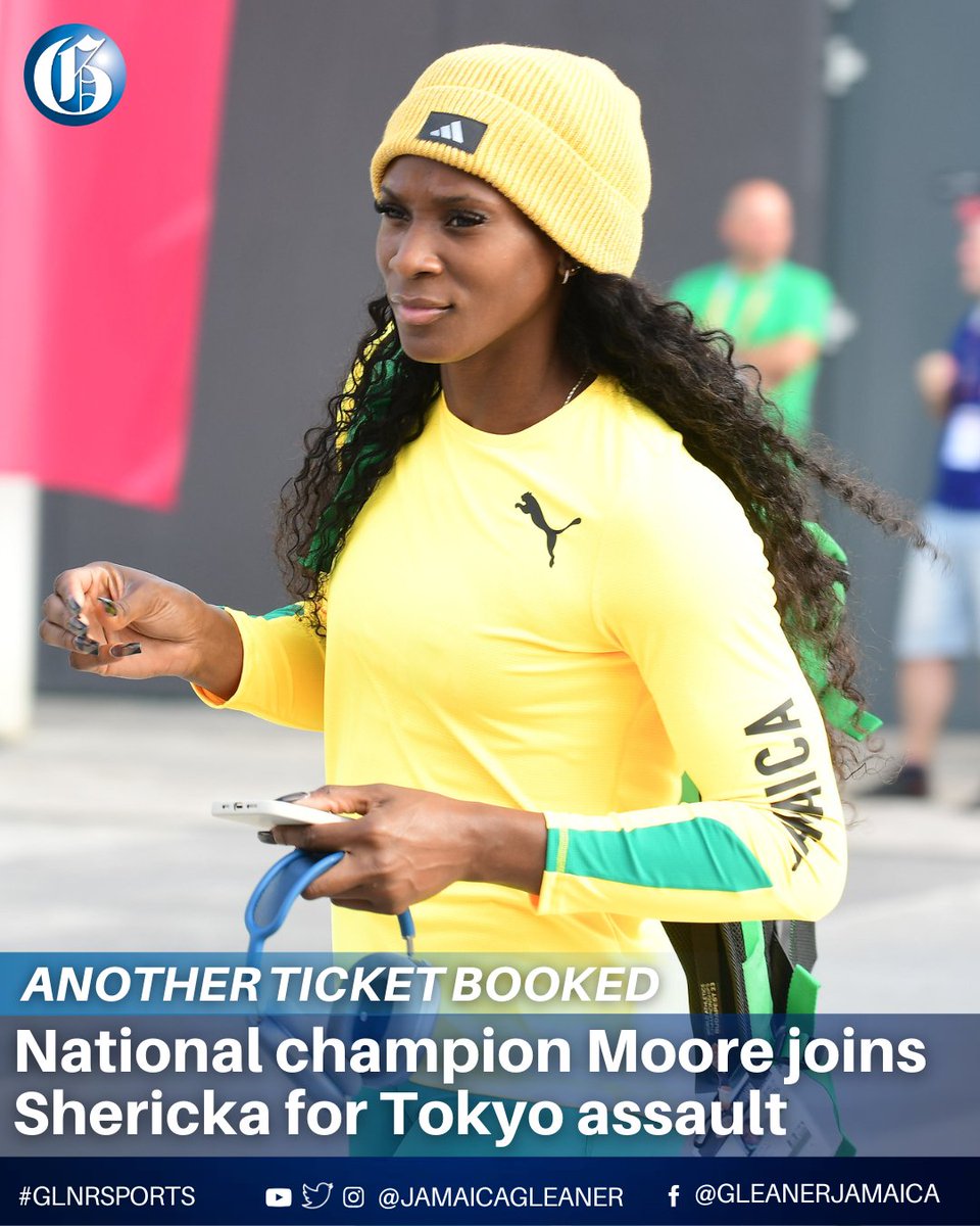 JamaicaGleaner's tweet image. World Champion Shericka Jackson will have company in the 200 metres in Tokyo after National Champion Ashanti Moore eclipsed the personal best she set at the National Junior and Senior Championships last month to earn automatic qualification.
Read more: jamaica-gleaner.com/article/sports…
