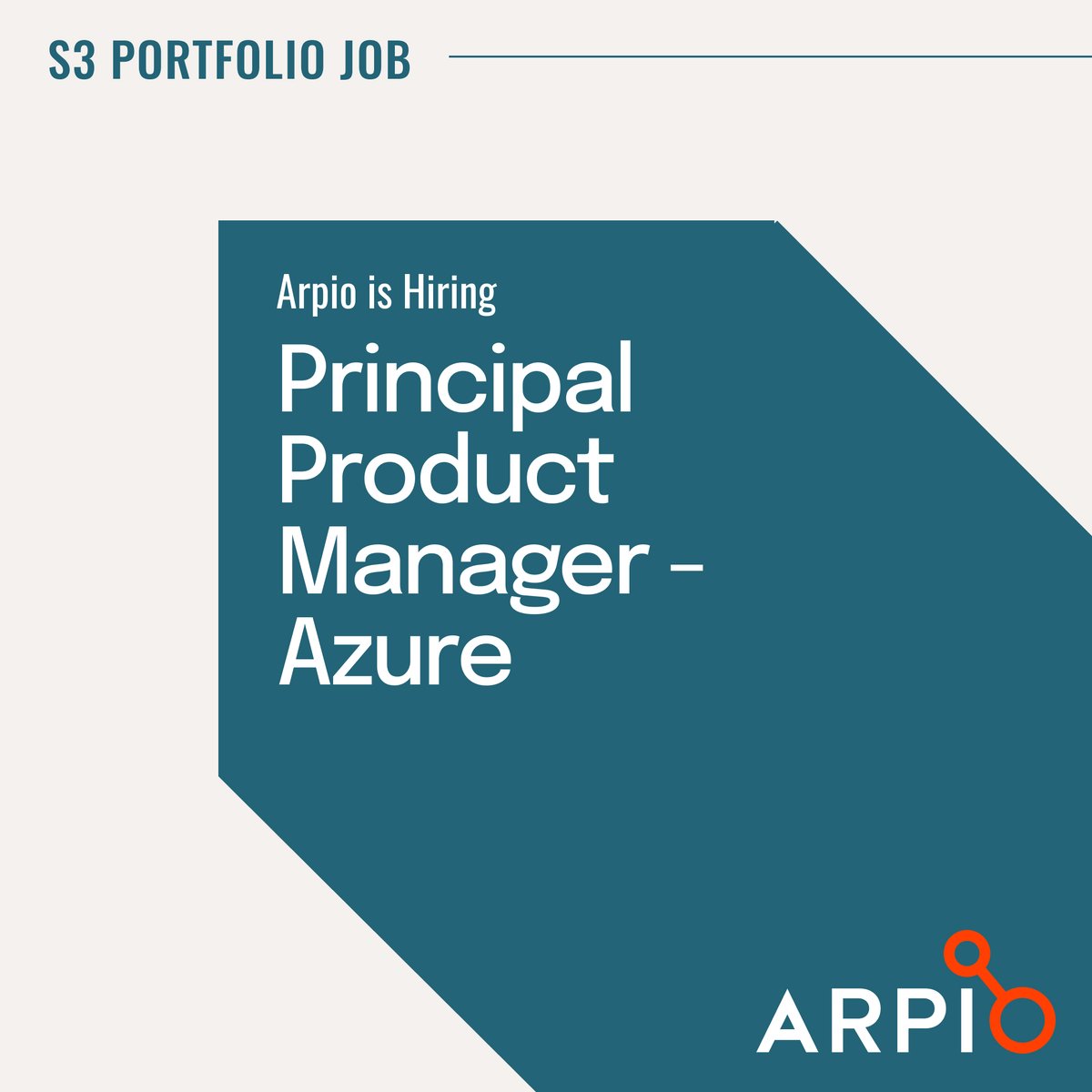 S3 Ventures (@s3ventures) on Twitter photo Portfolio Job Alert ๐จ<a href="/ArpioRPO/">Arpio</a> is growing and theyโre looking for a #PrincipalProductManager (#Azure) to help shape the future of โ๏ธ cloud resilience! Looking to lead product strategy and join a standout teamโ
Check it out here ๐ โ jobs.s3vc.com/companies/arpiโฆ
#ProductRoles Portfolio Job Alert ๐จ<a href="/ArpioRPO/">Arpio</a> is growing and theyโre looking for a #PrincipalProductManager (#Azure) to help shape the future of โ๏ธ cloud resilience! Looking to lead product strategy and join a standout teamโ
Check it out here ๐ โ jobs.s3vc.com/companies/arpiโฆ
#ProductRoles