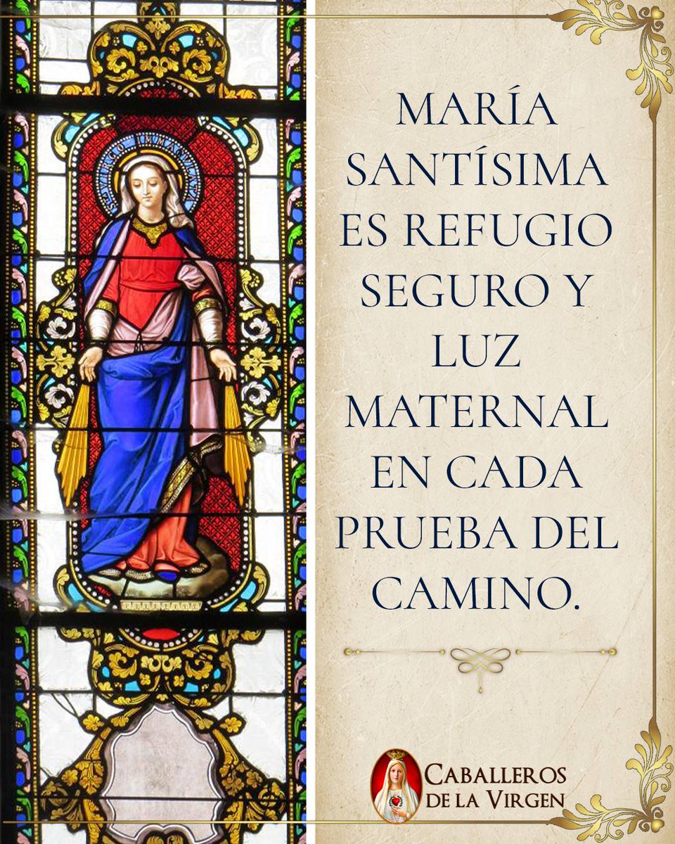 Cab_Virgen's tweet image. María Santísima, refugio seguro en la tormenta, luz maternal que nunca se apaga. En cada prueba, tu abrazo consuela, tu voz alienta y tu amor florece como faro de esperanza. Quédate a mi lado, madre santa, guía fiel del corazón. Amén.