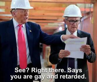 JP41776's tweet image. JUST IN! A behind the scenes look at President Trump and Jerome Powell at the Federal Reserve today.