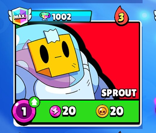 TheBugmaster069's tweet image. Peguei 1k com o sprout Nível 1
#brawlstars