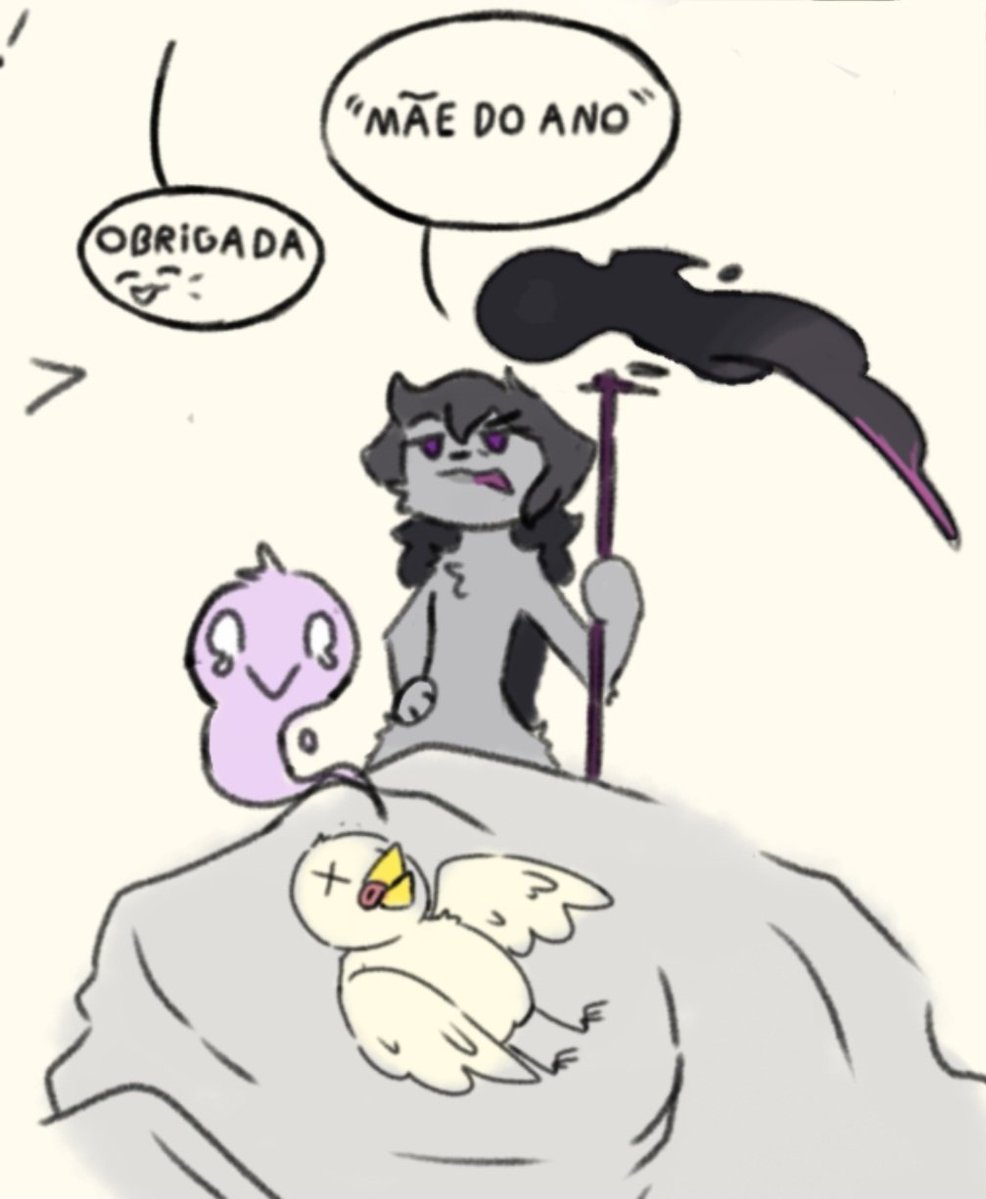 12_Lence's tweet image. &quot;Mãe do ano&quot; [2/2]

#art #furry #furryart