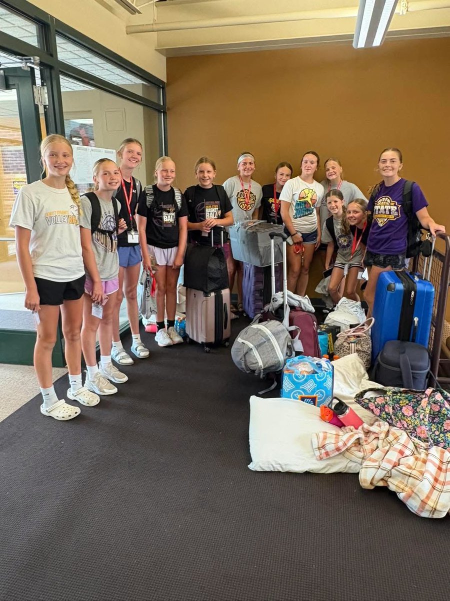 Future Saber Stars at Snow Valley Basketball Camp!!!