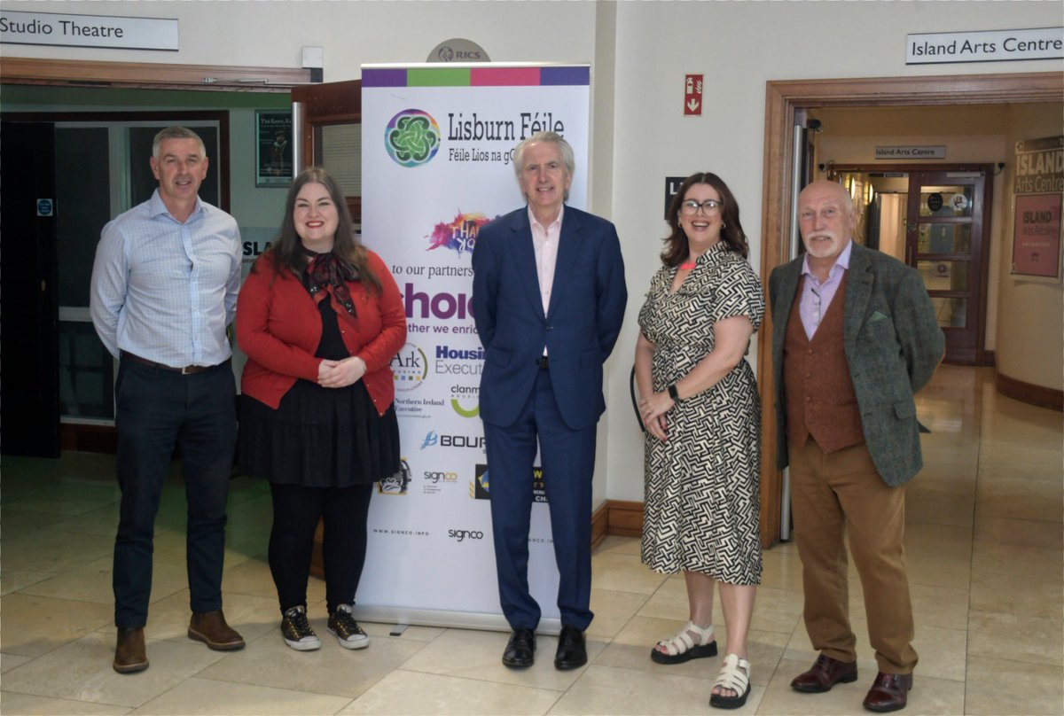 lisburnfeile's tweet image. ✨ What a brilliant start to #LisburnFéile 2025!
Thanks to @BBCJayneMcC (chair) & panellists @AmandaFBelfast , @IanMarshall_ , @newbelfast & Mags White-O’Kane from @ImagineBelfast for a lively and insightful discussion.
🎉 Up next: Party in the Park