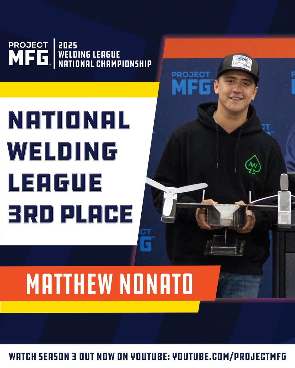 Let’s hear it for the 2025 National Welding League champions 🏆🔥

These students brought the grit, precision, and skill all season long, and it paid off big time. They’re walking away with major cash prizes, brand-new tools, and some serious bragging rights!