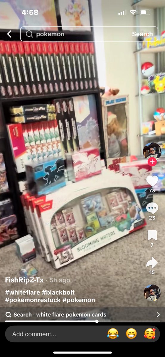 CardGameNomad's tweet image. This guy is one of the hundreds in Houston that buys in excessive amounts by bringing family. Look at that amount of product, and shelves are cleared within minutes. Next week might start my time of not finding a physical product for 10 months 😅 I can’t compete with this.