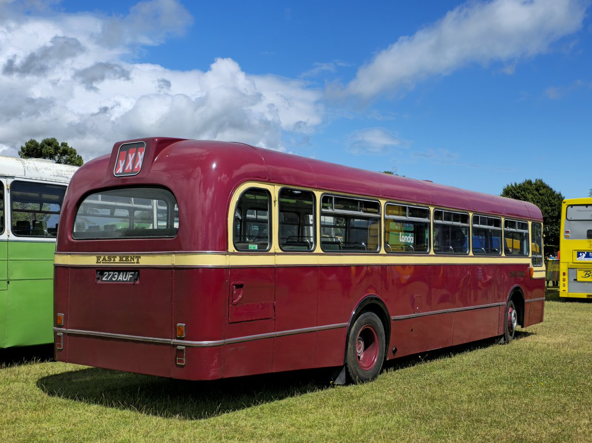 Leyland Leopard/Marshall, 273 AUF. It was due to attend Bournemouth rally earlier this month, but was a no-show. Didn't realise it was the same one I'd seen at King Alfred rally on 5/5/25 freshly painted in Southdown livery. Here it is in July '24 in East Kent livery <a href="/Ste_Jones75/">Ste Jones</a>