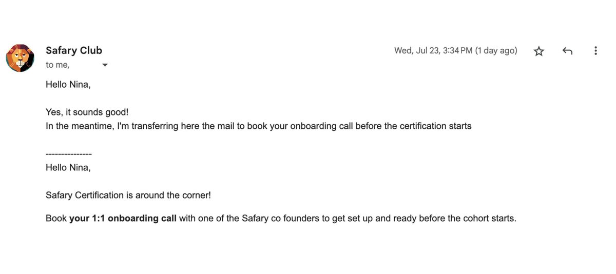 locked in for <a href="/Safaryclub/">Safary 🦁</a>  Web3 Marketing Certification 🦁📜

we’re gearing up to ship at <a href="/TalusNetwork/">Talus 🐸</a> so this is the perfect moment to level up and sharpen some skills on the marketing and community front

big shoutout to <a href="/0xgmike/">Mike Hanono</a> for the support and always backing growth 🙌