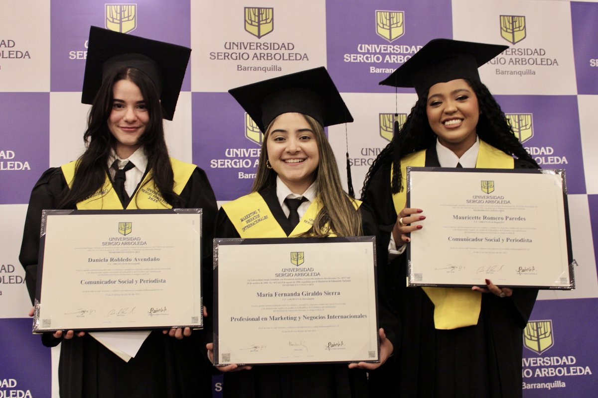 LaSergioBQ's tweet photo. 🎓 ¡Celebramos nuestra Segunda Ceremonia de Grados 2025!

 @LaSergioBQ  celebra a quienes hoy culminan con éxito una etapa clave en su formación profesional: nuestras nuevas cohortes de pregrado y posgrado. 🎉

 ¡Felicitaciones, graduados! 💛💙 https://t.co/EjbTBLwo1z