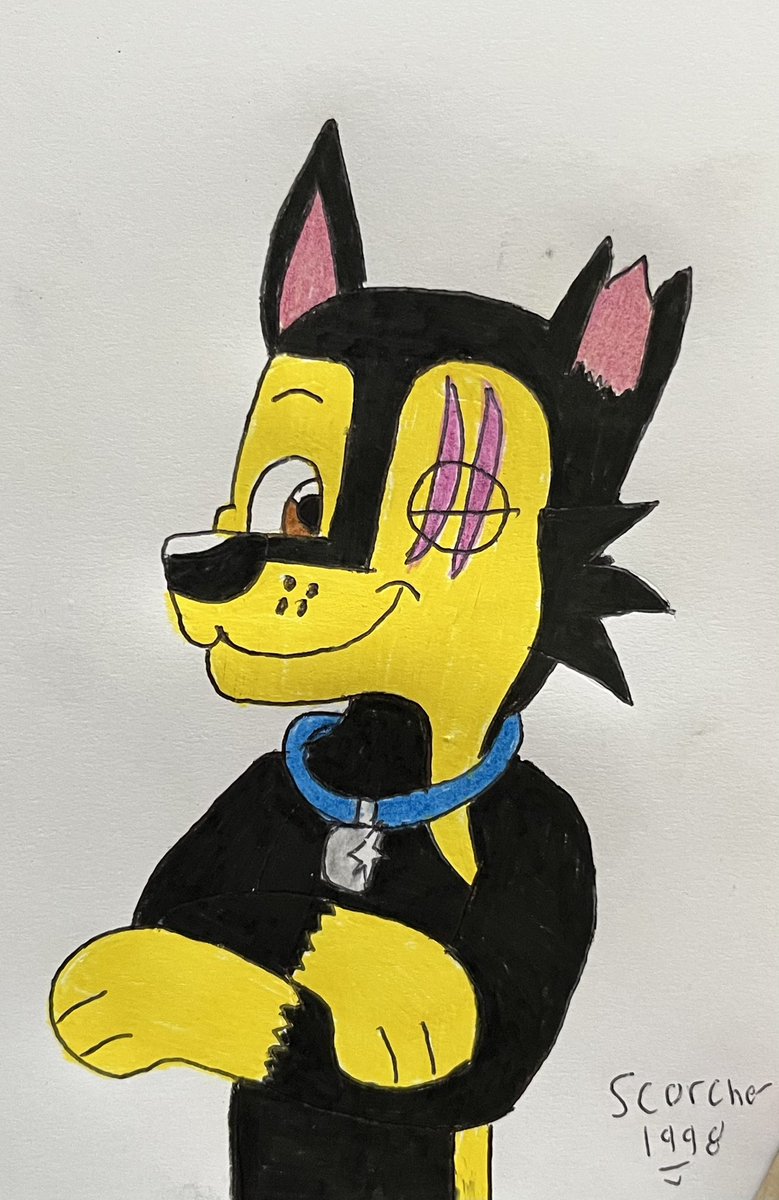 PirateScorcher's tweet image. Art fight 2025 - ace
Attack for sonicthefox24 of their pawpatrol OC ace being a good boy!!
Hope you like it
#artfight #artfight2025 #attack #feral #oc #pawpatrol #drawing