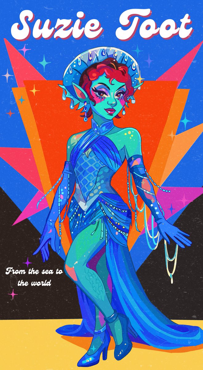 theKool_strange's tweet image. @suzietoot but as a sea creature humanoid, be careful she smells