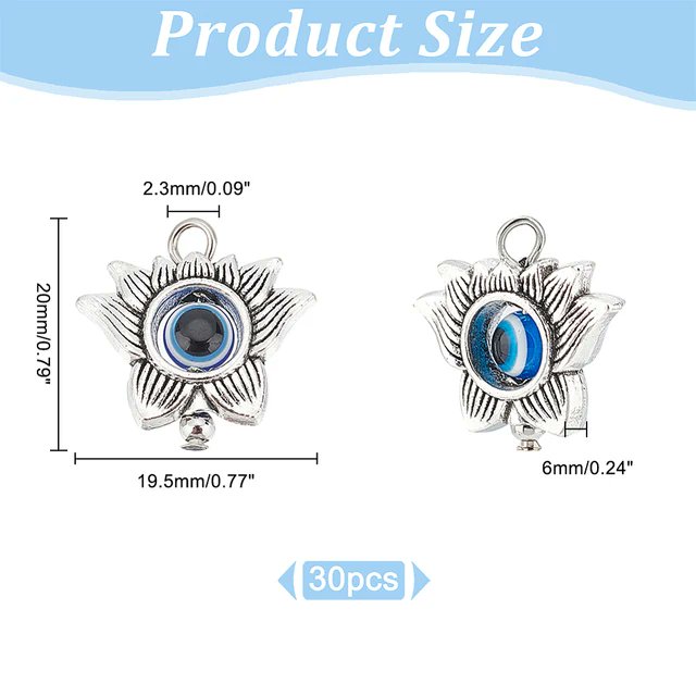 TheSheShed66393's tweet image. Shop now to add a protective pop to your crafts with our Evil Eye Flower Charms that feature bold blue resin beads!

thesheshedshop.com/product/evil-e…

#EvilEyeCharms #JewelryMaking #CraftSupplies #DIYJewelry #BlueEvilEye #FlowerBeads #SheShedShop #BohoVibes #HandmadeStyle #PositiveEnergy