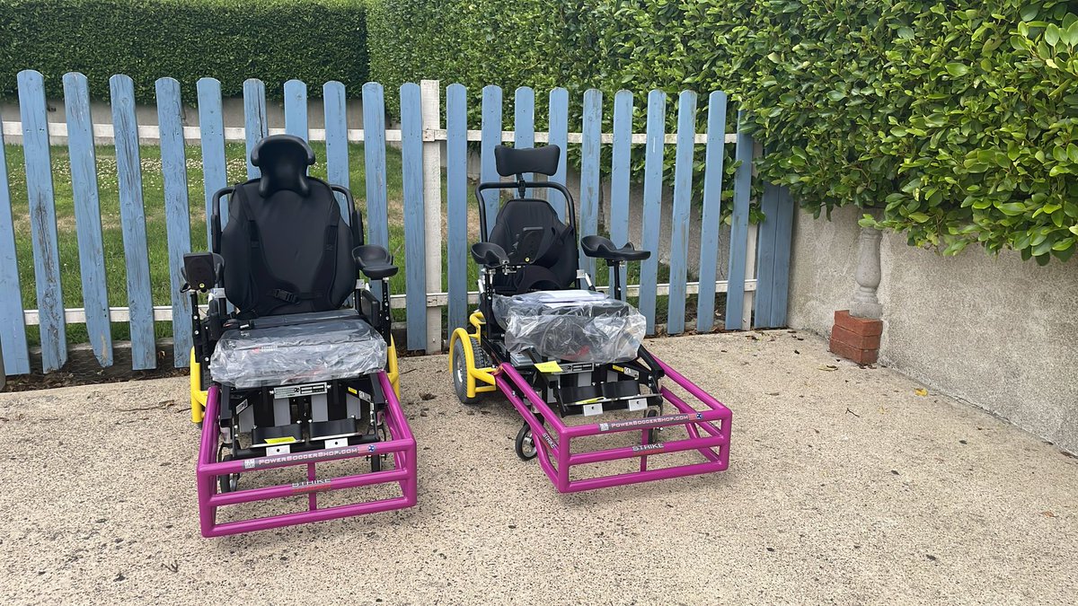 Mark Ross (@markross1968) on Twitter photo Exciting news ! The sports powerchairs were delivered today from the USA.
The legends will now compete on a equal level to the other teams !!!
With a special mention to the parents and sponcers who without their determination this would have never happened.
<a href="/CoWexChamber/">County Wexford Chamber</a> Exciting news ! The sports powerchairs were delivered today from the USA.
The legends will now compete on a equal level to the other teams !!!
With a special mention to the parents and sponcers who without their determination this would have never happened.
<a href="/CoWexChamber/">County Wexford Chamber</a>