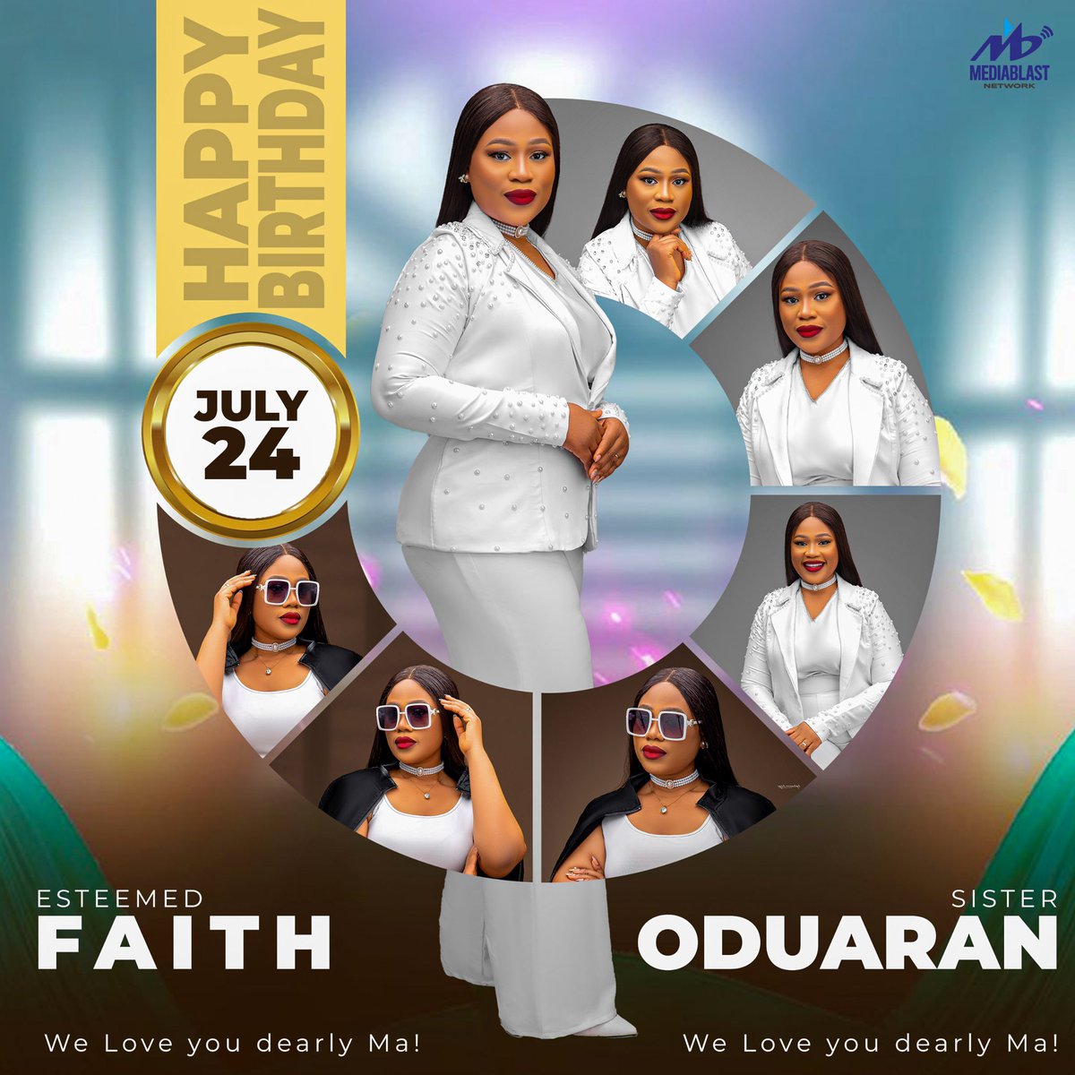 mediablastnet's tweet image. We are still celebrating our indefatigable boss!
Happy Birthday, Ma! Thank you for your inspiring life of commitment and service to the Lord, and for leading us through many victories. We love you dearly, Ma!