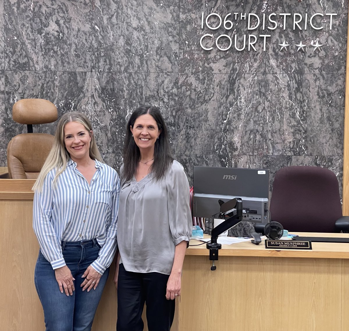 TFVCRebecca's tweet image. Team @TXforVaxChoice was in district court today in Gaines County for a critical hearing as we continue holding Seminole ISD accountable for illegally excluding students with valid vaccine exemptions. The judge did not issue a ruling today—so we wait. Stay tuned!