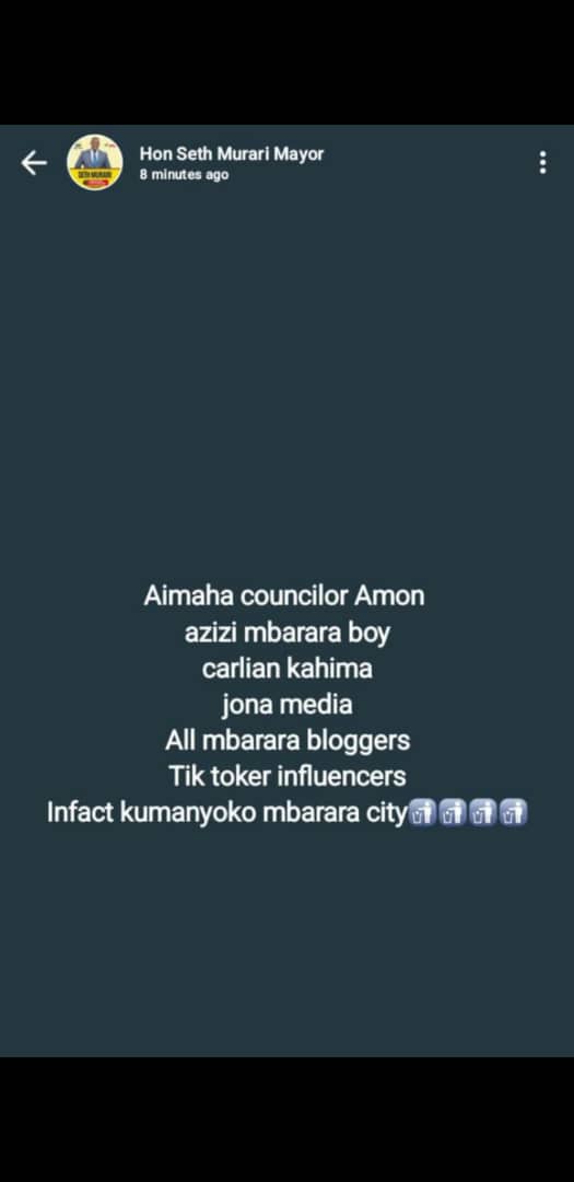 Mbarara thnks for choosing wisely and knowing the value of your vote 👍👍👍Congrats my Grandpa .Mayor Kakyembezi Entaara ya Mbarara. Seith will never forget what has happened to him. Thanks for eating the money🤣🤣🤣