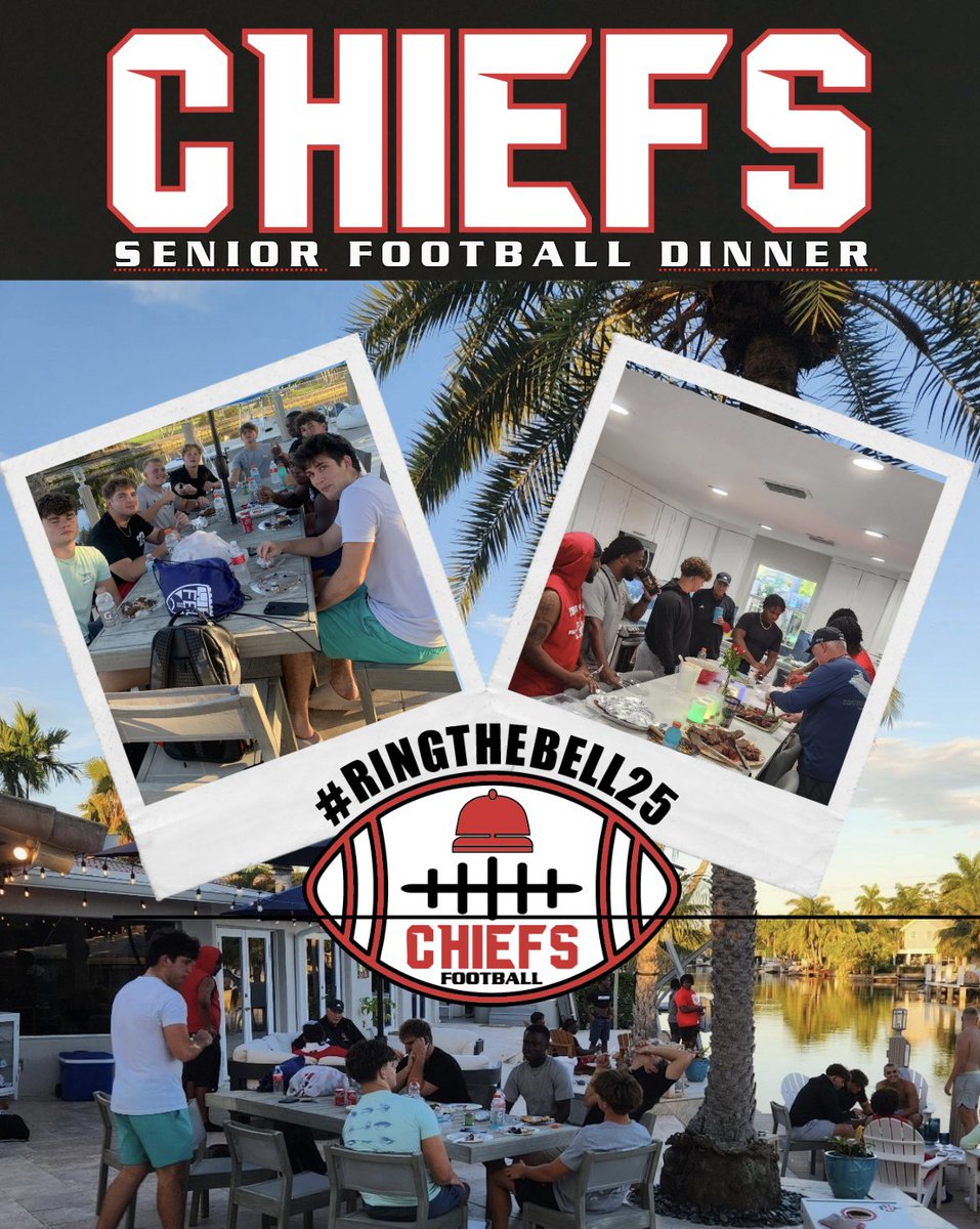 FootballGibbons's tweet image. Seniors kicked off the season with a Preseason Senior Dinner, enjoying great food, laughter, and time together before the grind begins. A huge thank you to Coach Pepe for the incredible hospitality and making our players feel like family 🔴⚪️ #RingTheBell25 🛎️