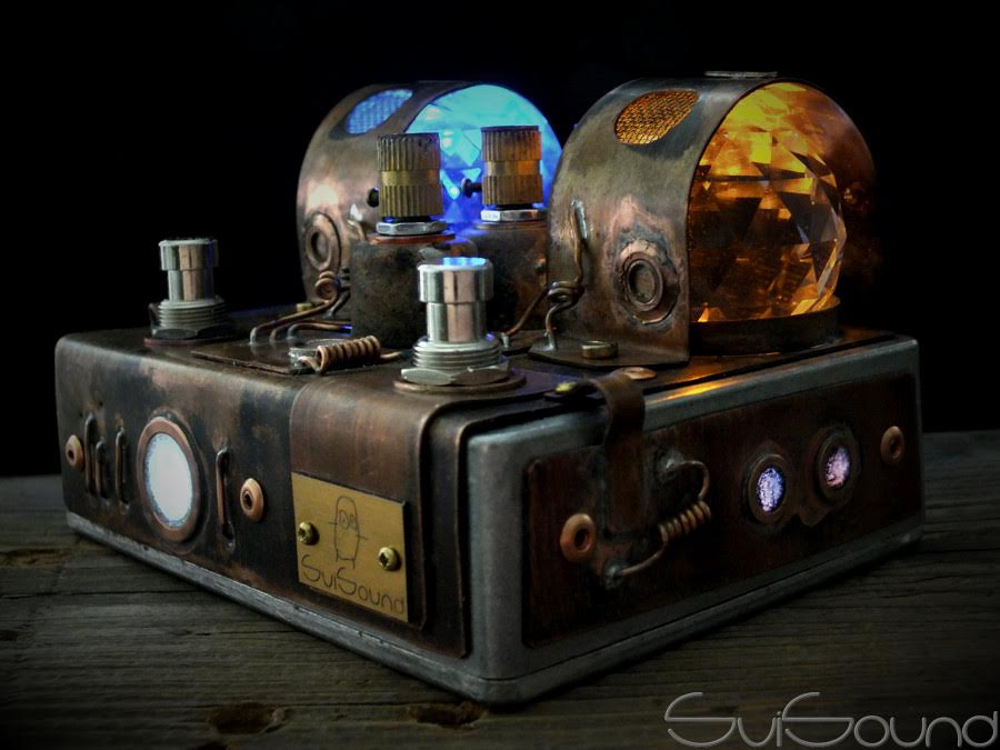 svisound's tweet image. Custom #GuitarPedal . #steampunk #cyberpunk #postapocalyptic