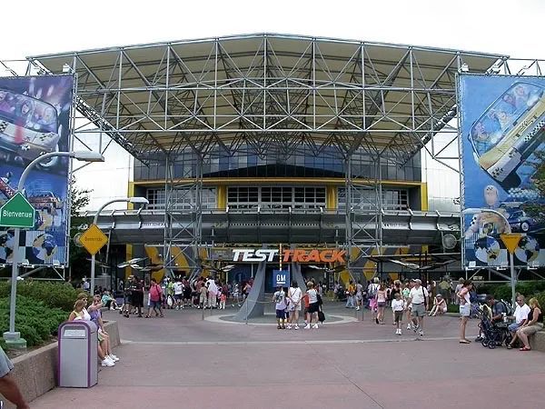 HistoryAtDisney's tweet image. Original Test Track 1.0 entrance and marquee as seen at Epcot Center.
Which version of Test Track is your favorite?