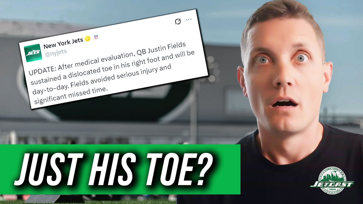 JetCastPod's tweet image. 🚨NEW VIDEO🚨
REACTING To The Football Gods Hating The Jets Again!
Watch Here: youtu.be/5H_-F7Xxf5s