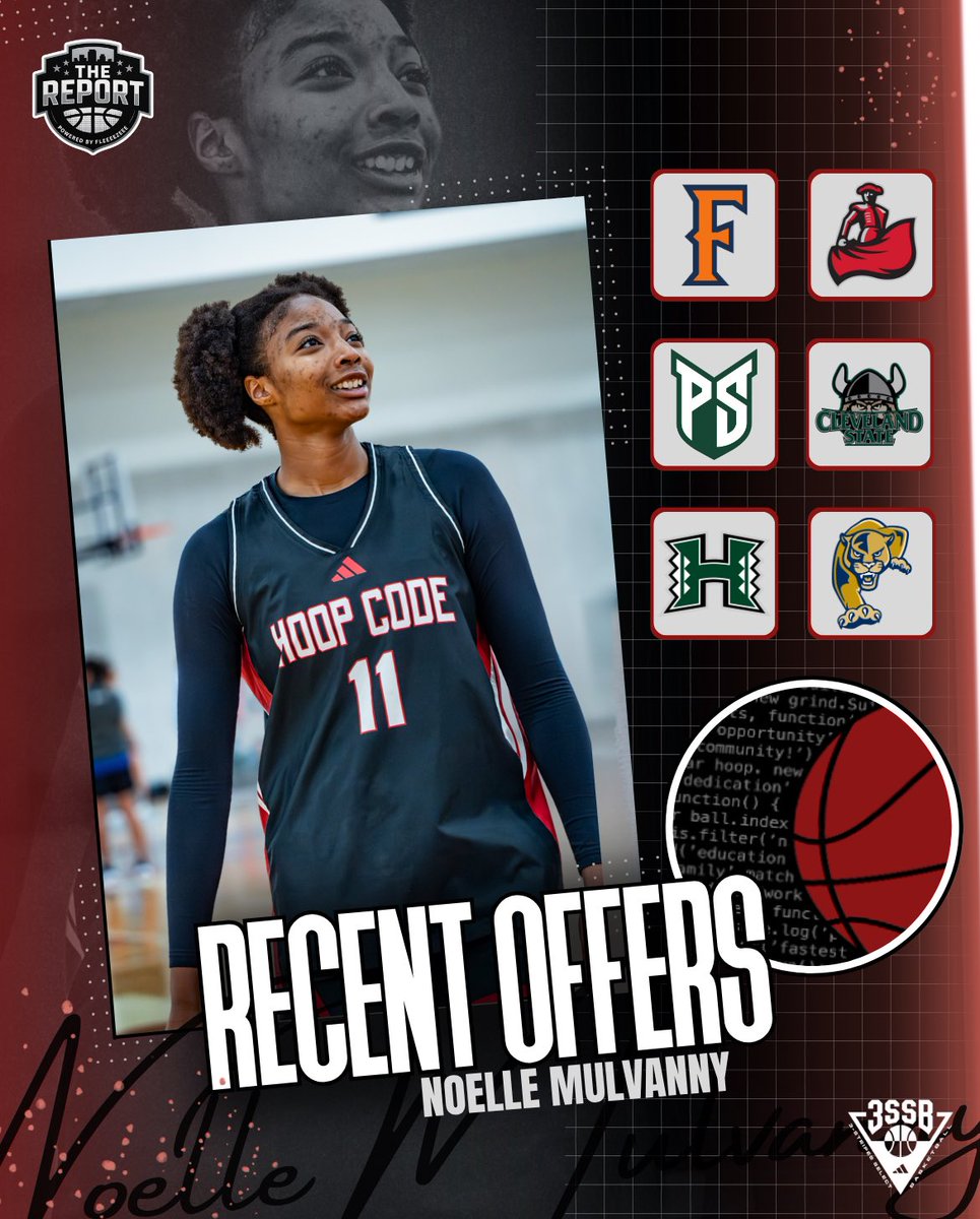 📝Noelle Mulvanny I 2026 I 6’0” Small Forward I Hoop Code [AZ] remains one of the hottest prospects in the state, recently picking up offers from Fullerton, Northridge, Portland State, Cleveland State, Hawaii, and Florida International.

💻College coaches can find Noelle’s
