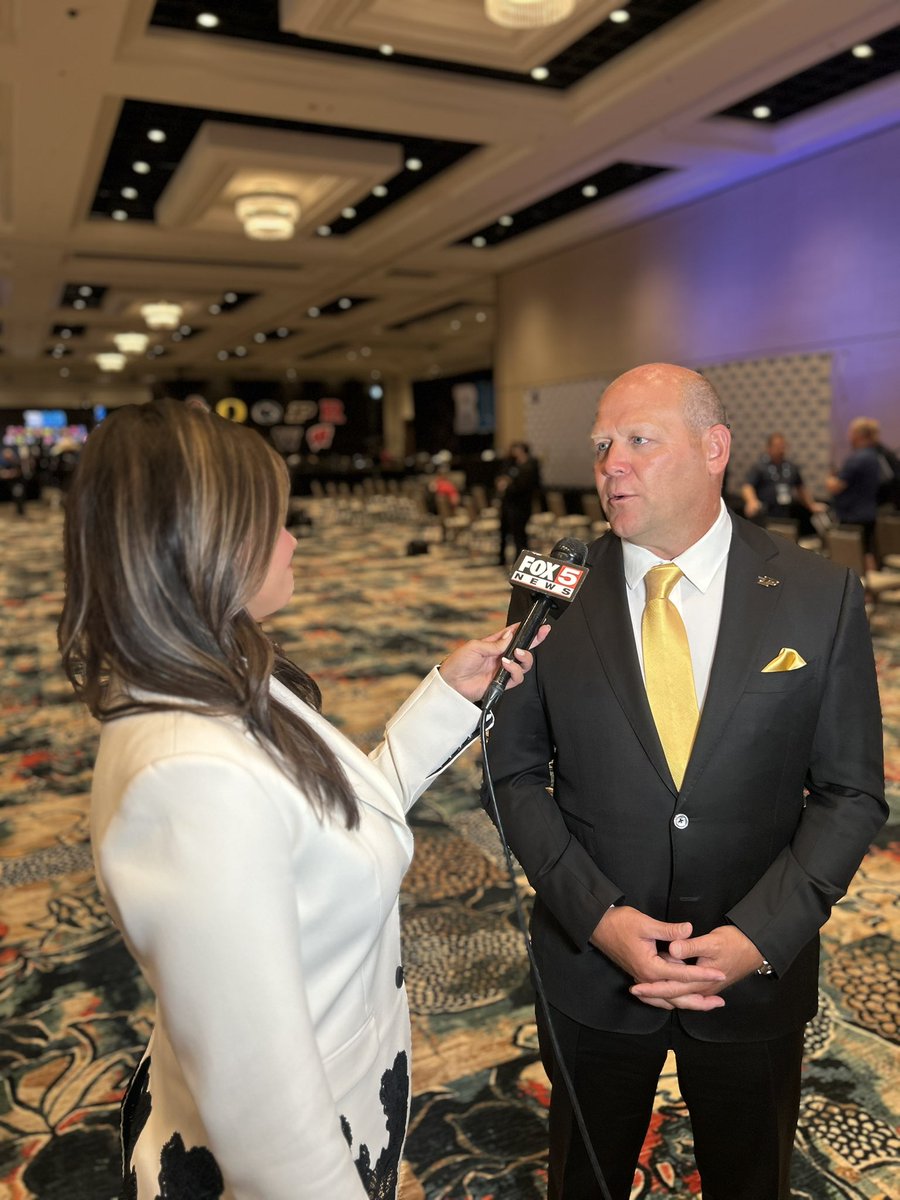 Silver State Sports & Entertainment Network (@silverstsports) on Twitter photo āMan⦠what memories we had at that place.ā
- Former #UNLV football coach Barry Odom on looking out his hotel window and seeing Allegiant Stadium today.
The former Rebels head coach is back in Las Vegas for <a href="/bigten/">Big Ten Conference</a> Media Days. āMan⦠what memories we had at that place.ā
- Former #UNLV football coach Barry Odom on looking out his hotel window and seeing Allegiant Stadium today.
The former Rebels head coach is back in Las Vegas for <a href="/bigten/">Big Ten Conference</a> Media Days.