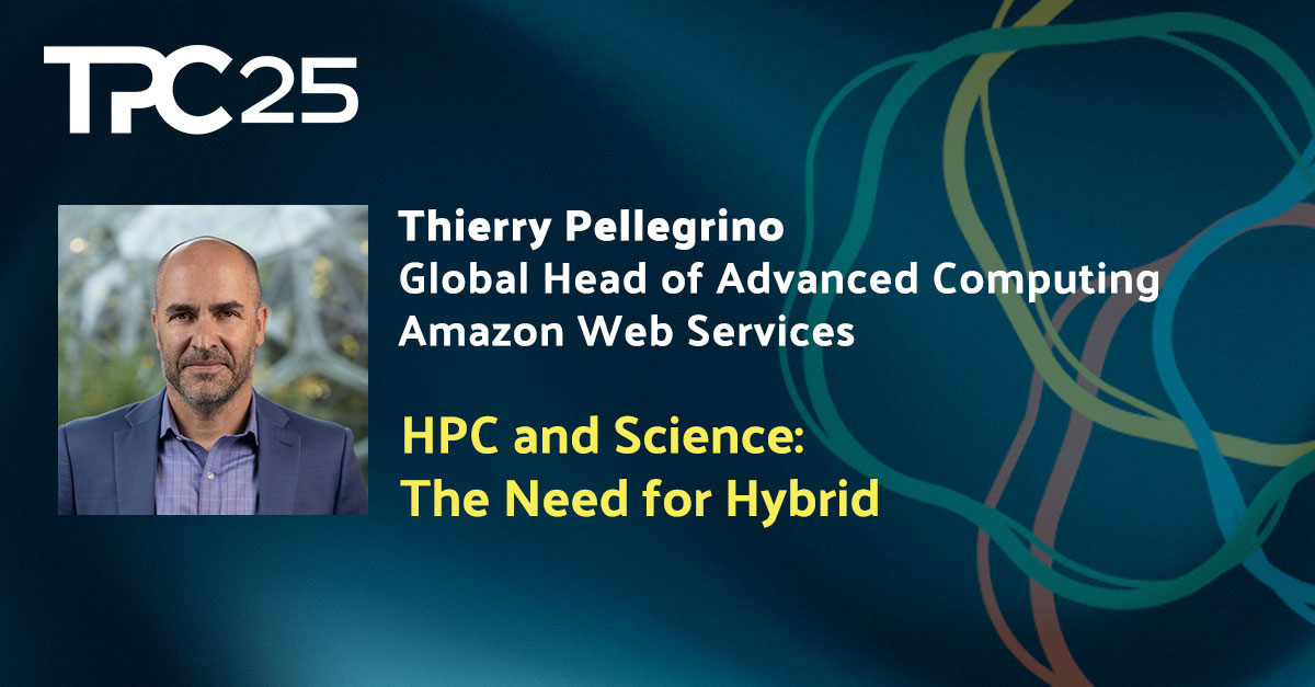 HPCwire's tweet image. We're excited to announce Thierry Pellegrino as a featured speaker at #TPC25! Join Thierry as he delves into the future of scientific computing and why hybrid architectures are critical to driving next-generation research and innovation.
Register here: ow.ly/Blxn50WoQky