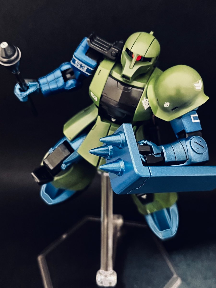 stomdad's tweet image. おはようございます。
今年の盆休みは長いんだね。
そんなのとは無縁の仕事をしています。
働き方改革って一体・・・。
今日も宜しくお願い致します。
#プラモデル好きな人と繋がりたい
#ザクI
#機動戦士ガンダム