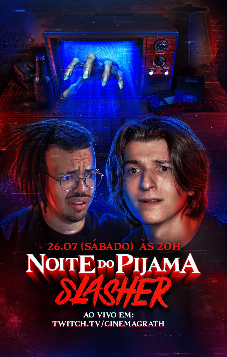 matt (@cinemagrath) on Twitter photo NOITE DO PIJAMA 🔪SLASHER🔪
eu e meu amigo <a href="/foioguto/">Guto Barbosa ⏱🥁</a> estaremos juntos aqui em casa, para reagir a vários curtas de terror
o detalhe é que o guto tem medo de absolutamente qualquer coisa relacionada a terror…rs
nos vemos nesse sábado (26/07) ás 20 horas em twitch NOITE DO PIJAMA 🔪SLASHER🔪
eu e meu amigo <a href="/foioguto/">Guto Barbosa ⏱🥁</a> estaremos juntos aqui em casa, para reagir a vários curtas de terror
o detalhe é que o guto tem medo de absolutamente qualquer coisa relacionada a terror…rs
nos vemos nesse sábado (26/07) ás 20 horas em twitch