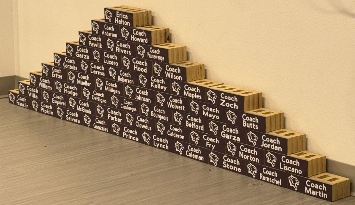 Jodi Paige (@p_williams20) on Twitter photo Brick by Brick 🧱 
#EXCELLENCE #WILDCATWAY #OTOTOF Brick by Brick 🧱 
#EXCELLENCE #WILDCATWAY #OTOTOF