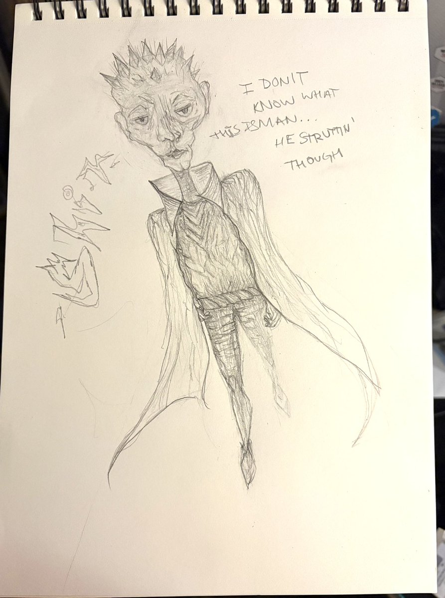 mickle_shiv's tweet image. i dunno i drew this guy walkin
