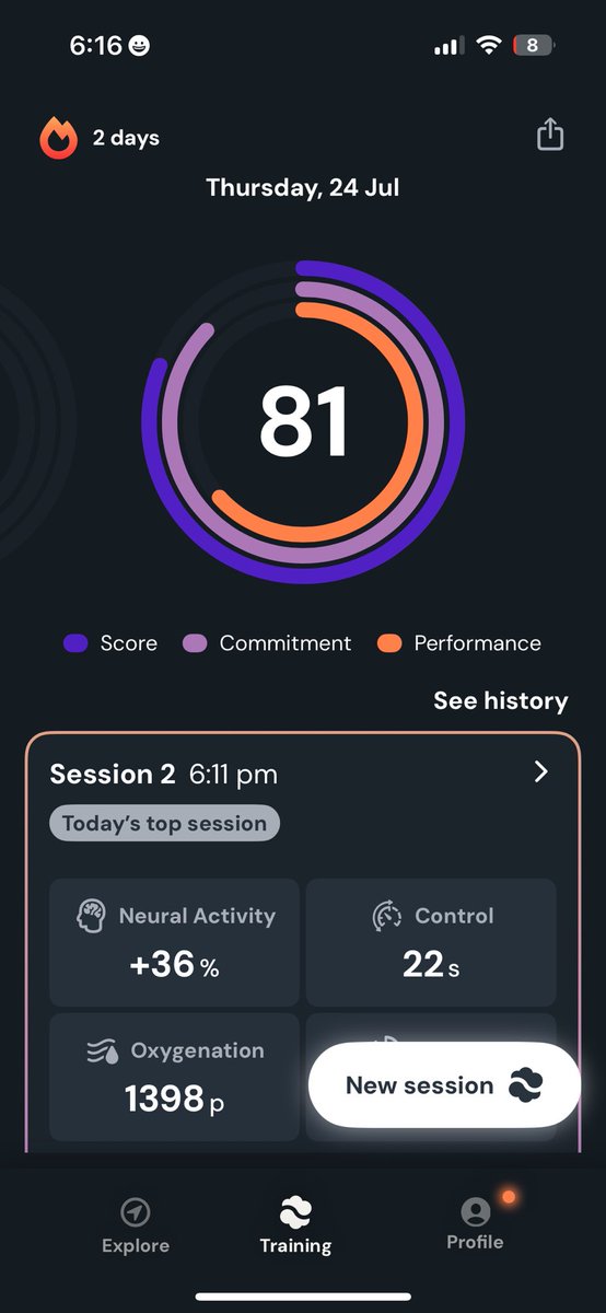0xSundayAlpha's tweet image. After a meal, no supplements today other than some transdermal nicotine with PRL
Looking forward to seeing how these results change into my fast