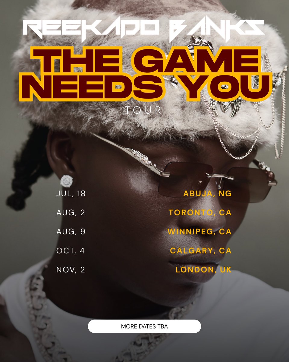 ReekadoBanks's tweet image. CATCH ME OUTSIDE
#THEGAMENEEDSYOU ♟️
More Cities Will Be Added !!! ✈️