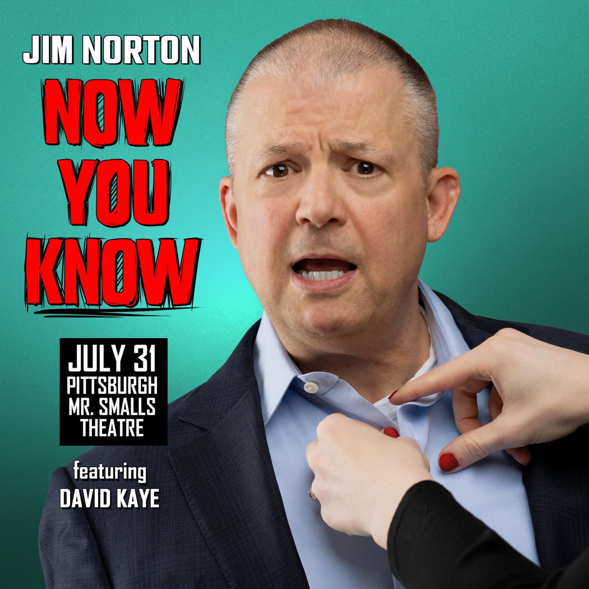 Opus One Productions (@opusoneprod) on Twitter photo π JUST ANNOUNCED π
#DavidKaye to join @jimnorton as support <a href="/MrSmallsTheatre/">Mr Smalls Theatre</a> on 07/31.
π BUY TIX: tinyurl.com/w6x7tuja
#opusonepgh #pittsburgh #mrsmallstheatre #mrsmalls #supportannoucement #comedy #comedians #standupcomedy #jimnorton #davidkaye π JUST ANNOUNCED π
#DavidKaye to join @jimnorton as support <a href="/MrSmallsTheatre/">Mr Smalls Theatre</a> on 07/31.
π BUY TIX: tinyurl.com/w6x7tuja
#opusonepgh #pittsburgh #mrsmallstheatre #mrsmalls #supportannoucement #comedy #comedians #standupcomedy #jimnorton #davidkaye