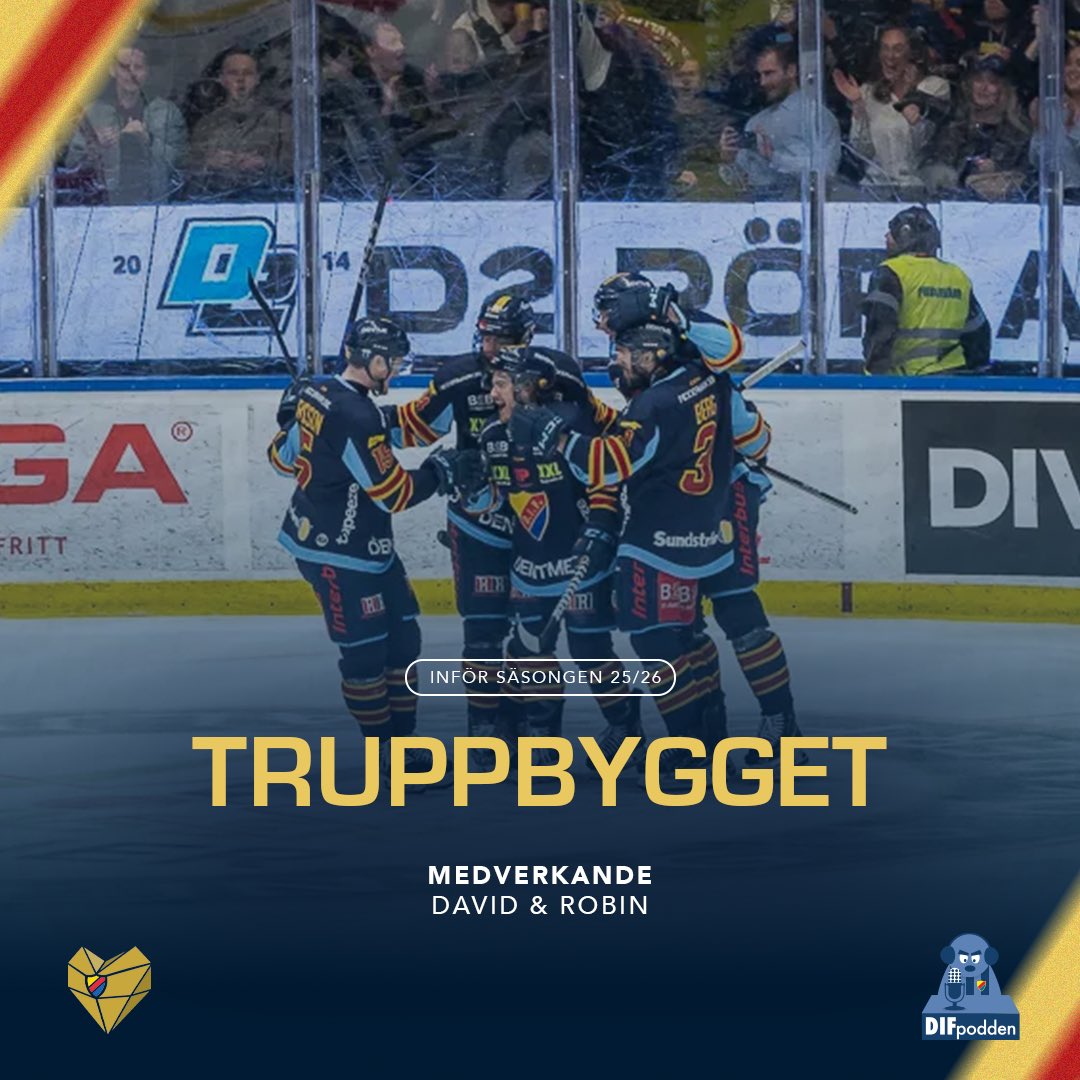 Nytt avsnitt finns att lyssna på 🏒

Vi räknar med att lagbygget är så gott som klart och snackar ner de senaste nyförvärven och går igenom lagdel för lagdel. Var ser vi starkast ut? Finns det något som oroar? Hur ska det hela formeras?
￼
🎧 Spotify och Patreon