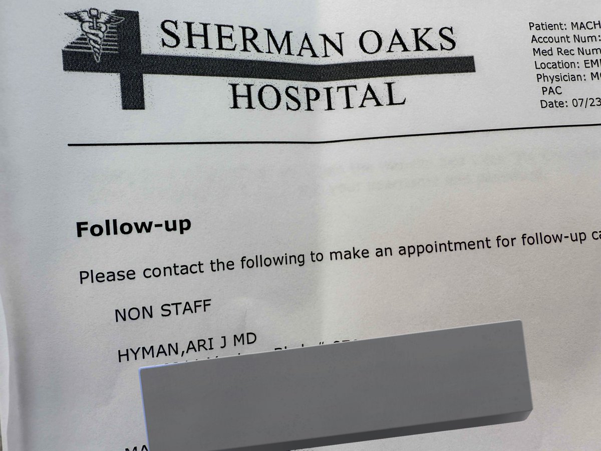 ShanghaiSix's tweet image. “Ugh, you use the VA for health care? Why don’t you have private health care?”
Well, this is the quality I’ve come to expect in 2025: went in for impacted ear wax, emergency room wouldn’t touch it, so they referred me to this rando, who is a facial plastic surgeon and doesn’t do…