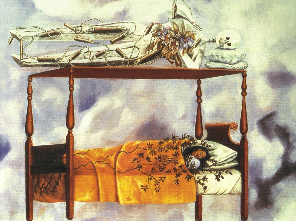 The Dream (The Bed), 1940 #artbots #kahlo