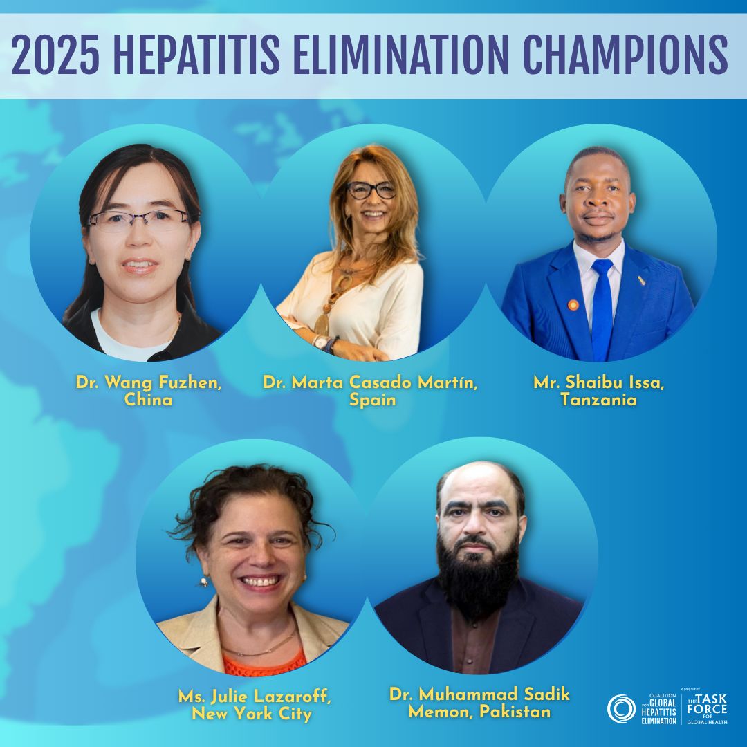 GlobalHep's tweet image. 🌍 Over 300M people live with chronic hepatitis B or C.
Change demands leadership. CGHE’s 2025 Elimination Champions are turning passion into progress—driving policy, expanding care, and inspiring action.
Meet the 5 leaders we're celebrating this week: buff.ly/vZwKQLu