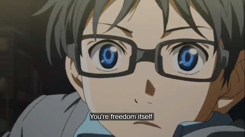 88EXP_'s tweet image. watching your lie in april for the first time