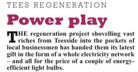 Paulscriven's tweet image. "20 substations ... for £10.91- or 55p per substation."
He we go again on Teesside. The best the Labour government can do is a useless Best Value Notice. Far short of what they promised Teesiders before the general election. This is taxpayers' money. Serious action is required