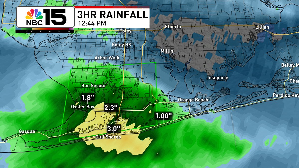 Kelly_WPMI's tweet image. Flood Advisory is in effect for parts of S Baldwin County until 2:30PM. Bon Secour may experience flooding. Flood Advisory is also up in Okaloosa County until 3:15PM. Some locations impacted include Wright, Eglin AFB, Valparaiso, & Eglin Village @mynbc15 mynbc15.com/weather