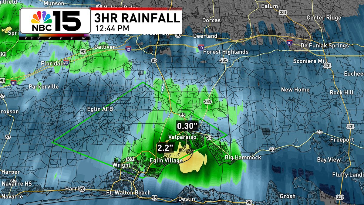 Kelly_WPMI's tweet image. Flood Advisory is in effect for parts of S Baldwin County until 2:30PM. Bon Secour may experience flooding. Flood Advisory is also up in Okaloosa County until 3:15PM. Some locations impacted include Wright, Eglin AFB, Valparaiso, & Eglin Village @mynbc15 mynbc15.com/weather