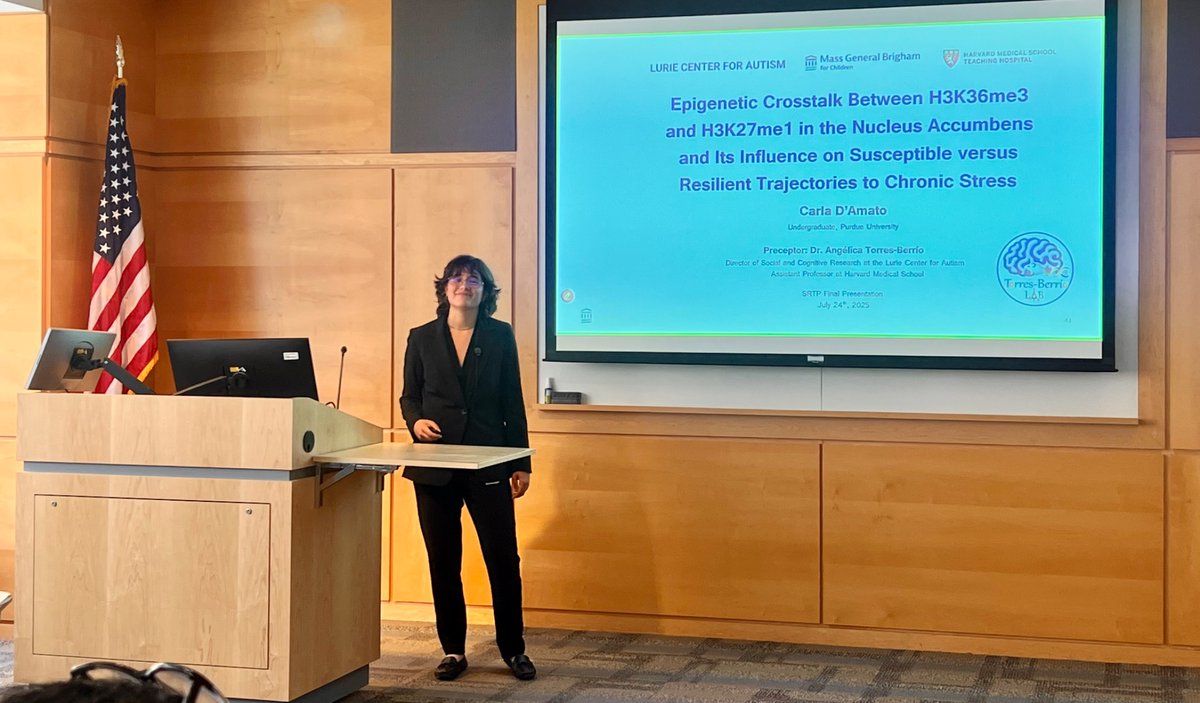 angelica_atb's tweet image. Carla D'Amato is a very talented student who joined my lab for the summer thanks to the support of the MGH Center for Academic Development and Enrichment. I’m really proud of her and all the work she did in the lab!
Stay tuned for our upcoming paper!!!