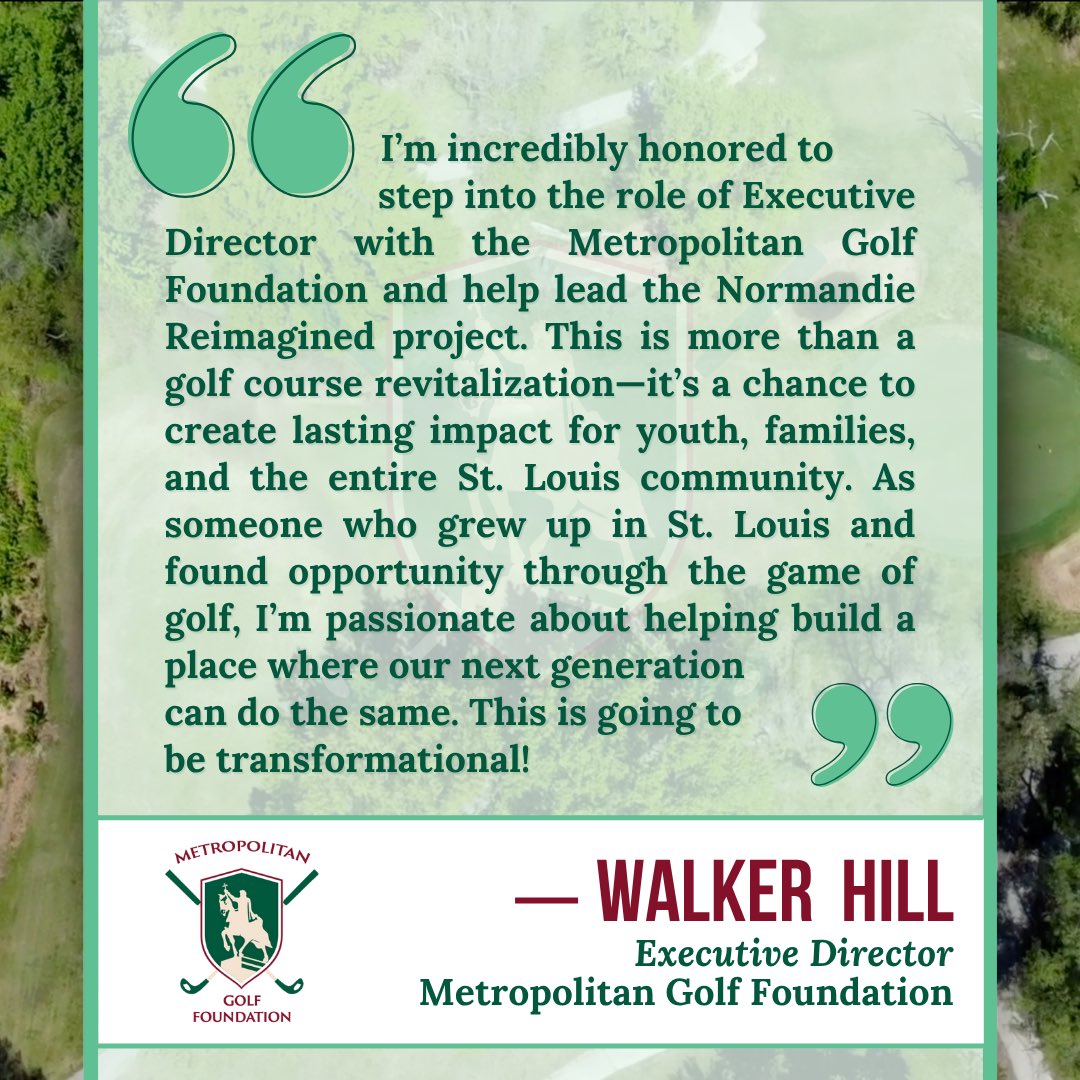 Walker Hill has hit the ground running as the NEW Executive Director of the Metropolitan Golf Foundation. We are thrilled to have him join the team at the Metropolitan, and are excited for the transformational work he has already begun to pilot! 
#NormandieReimagined