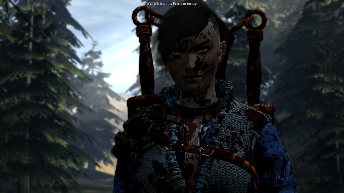 CallUsTav's tweet image. Is it odd that I prefer to be covered in blood when games allow it?